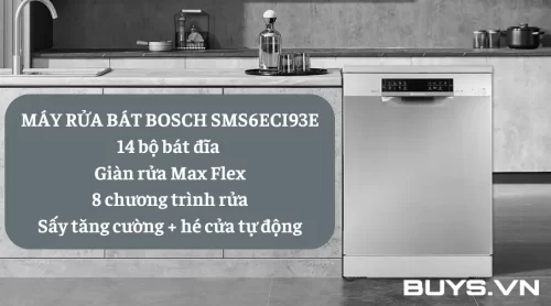 Máy rửa bát Bosch SMS6ECI93E