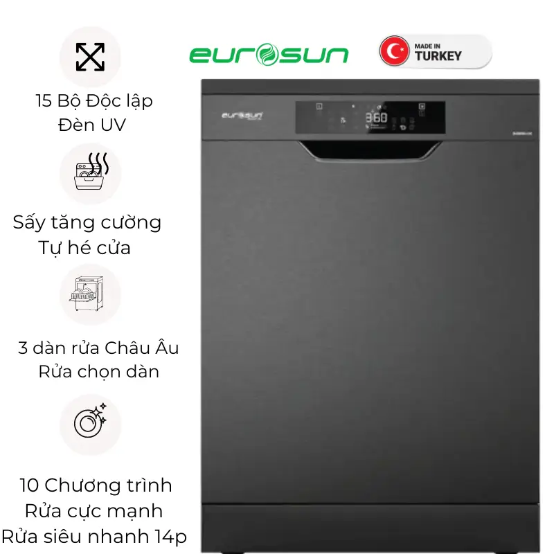 Máy rửa bát Eurosun SMS80EU15E- ảnh đại diện