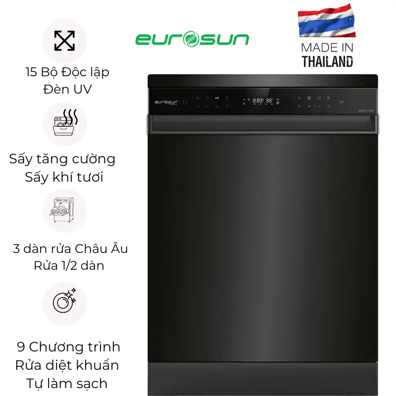 Máy rửa bát Eurosun SMS81EU19EB- ảnh đại diện