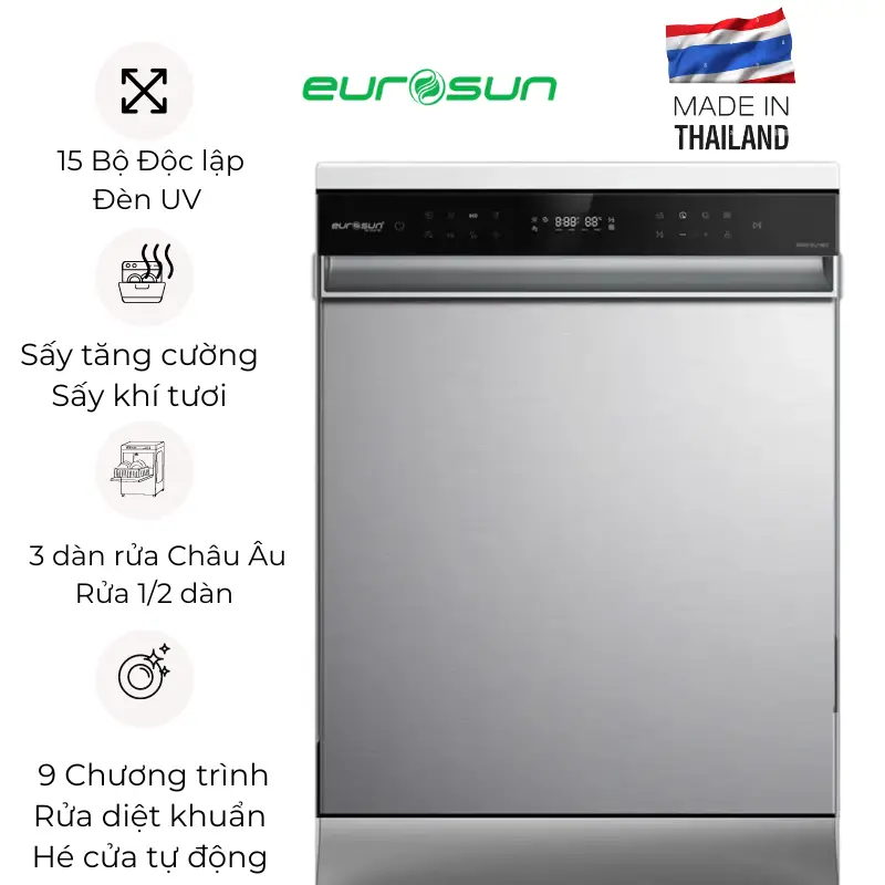 Máy rửa bát Eurosun SMS81EU19ES- đại diện