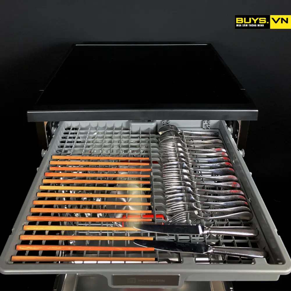 MÁY RỬA BÁT RICHBORN RDG6080SQB-khay chia thìa đũa