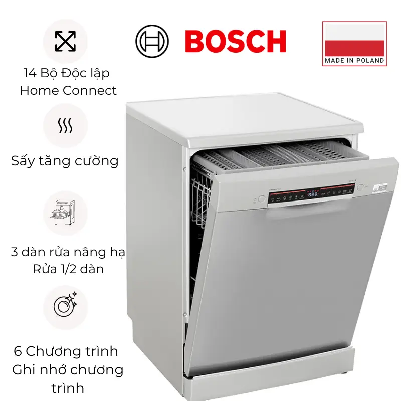 MÁY RỬA BÁT ĐỘC LẬP BOSCH SMS4HMI07E- ảnh đại diện