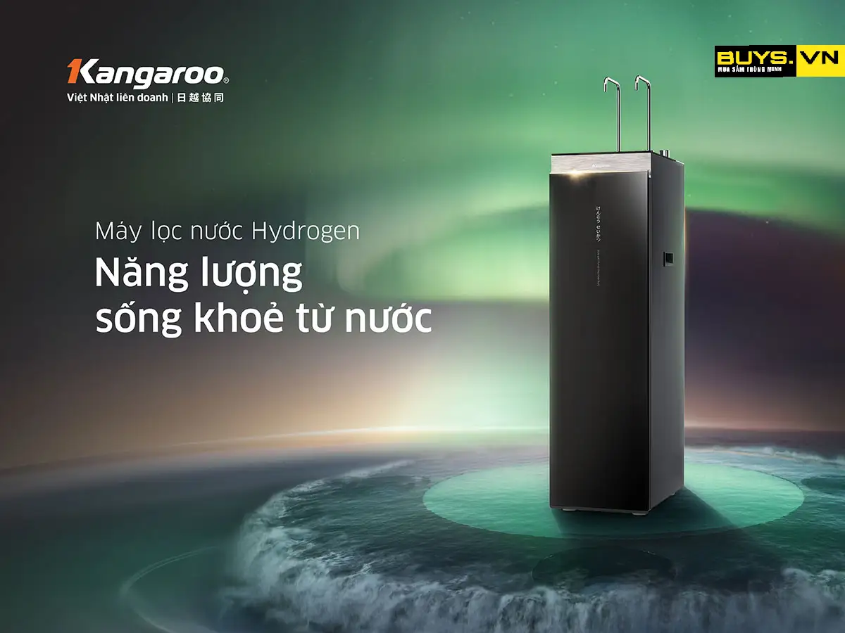 Máy lọc nước nóng lạnh Kangaroo Hydrogen KG12A8