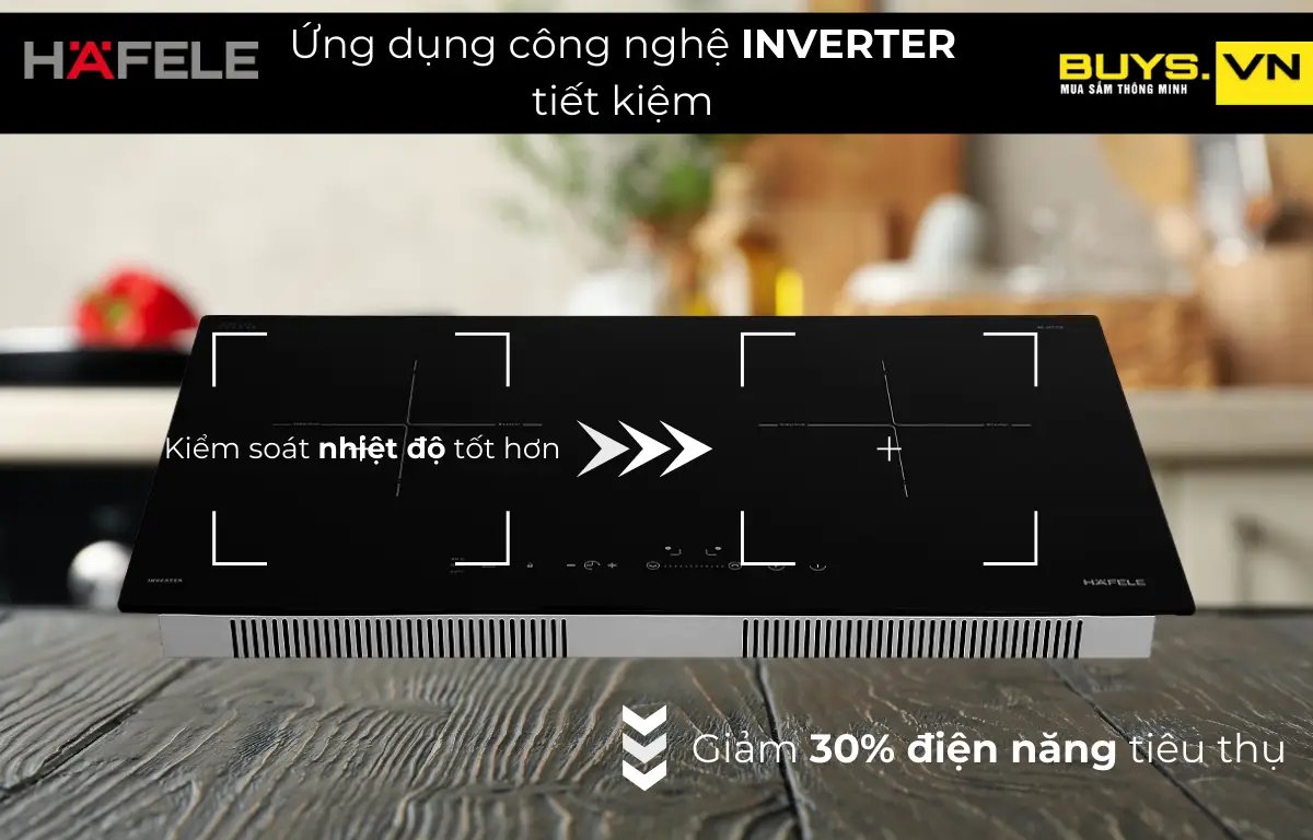 Bếp từ đôi Hafele HC-I2712A (536.61.716) - Công nghệ inverter