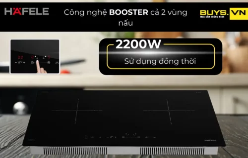 Bếp từ đôi Hafele HC-I2712A (536.61.716) - Công nghệ Booster 2200W