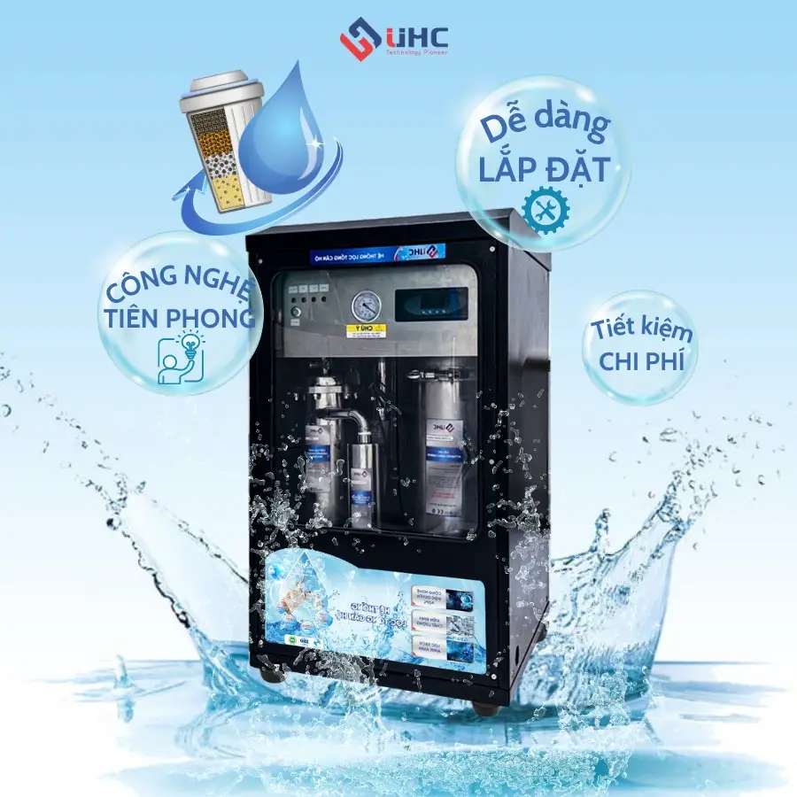 Hệ thống lọc đầu nguồn UHC NC1500HF - dễ dàng lắp đặt