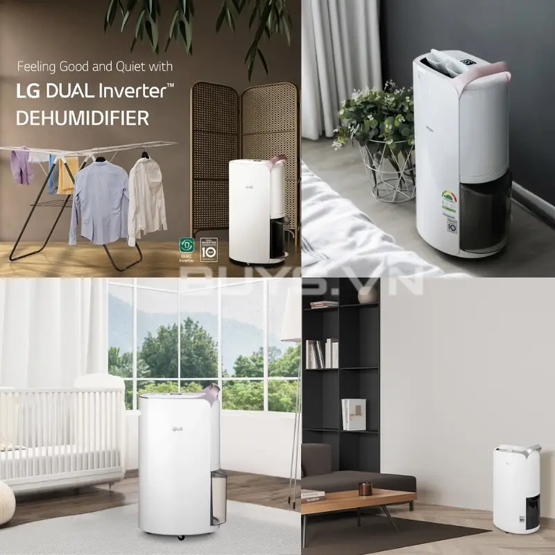 Máy hút ẩm LG Dual Inverter MD19GQGE0 ABAE 