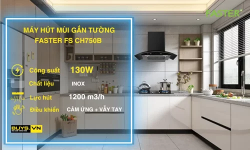 Máy hút mùi gắn tường Faster FS CH750B - thông số