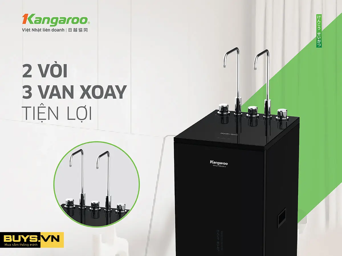 Máy lọc nước Hydrogen nóng lạnh Kangaroo KG10A15