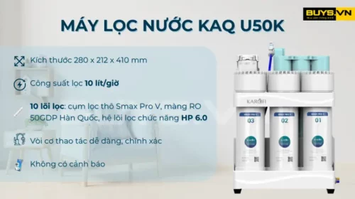 Máy lọc nước Karofi KAQ U50K