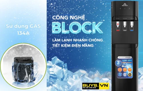 Công nghệ làm lạnh Block bền bỉ Máy lọc nước nóng lạnh Hòa Phát HPN685