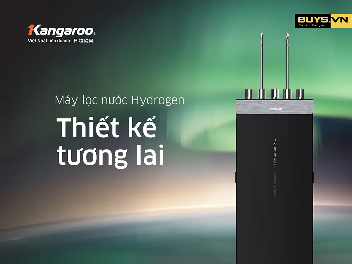 Máy lọc nước nóng lạnh Kangaroo Hydrogen KG11A8 - thiết kế