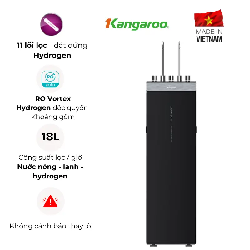 Máy lọc nước nóng lạnh Kangaroo Hydrogen KG11A6