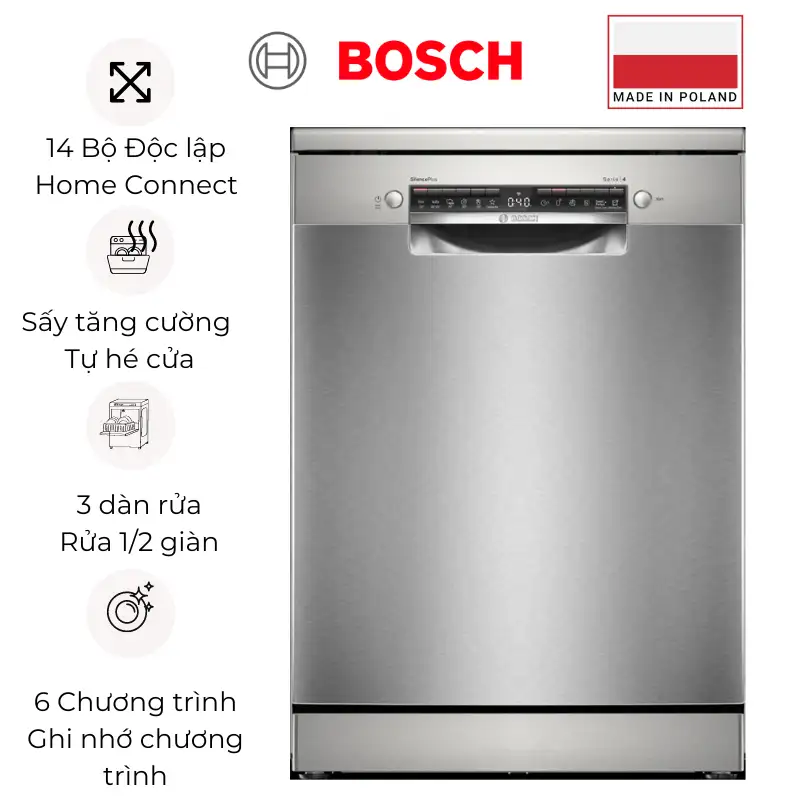 Máy rửa bát độc lập Bosch SMS4EMI06E - ảnh đại diện