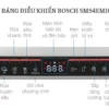 Máy rửa bát độc lập Bosch SMS4EMI06E - bảng điều khiển