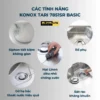 Chậu rửa bát 1 hố Konox Tari 7851SR Basic