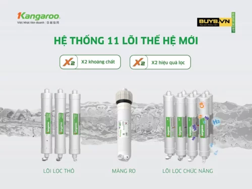 Máy lọc nước Kangaroo KG100 - 11 lõi lọc