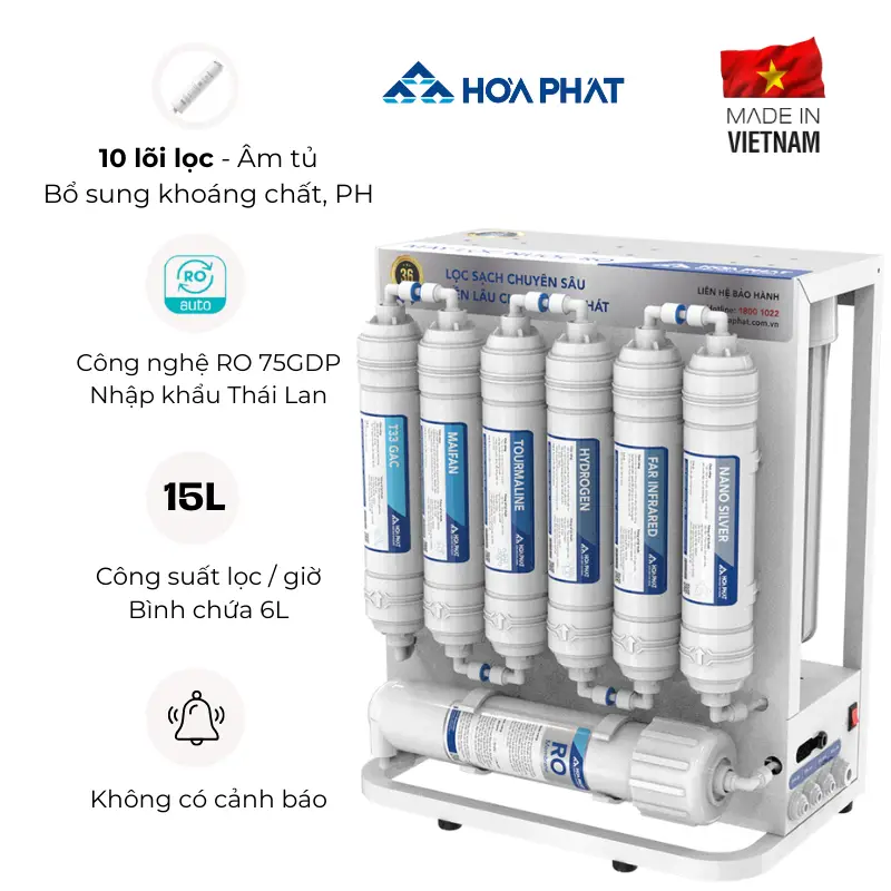 Máy lọc nước RO để gầm Hòa Phát HPU456 - ảnh đại diện