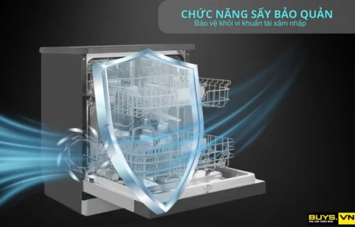 Máy rửa bát Canzy CZ BHN14PTC-sấy bảo quản