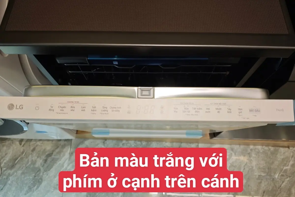 Máy rửa bát LG - thiết kế bên ngoài 