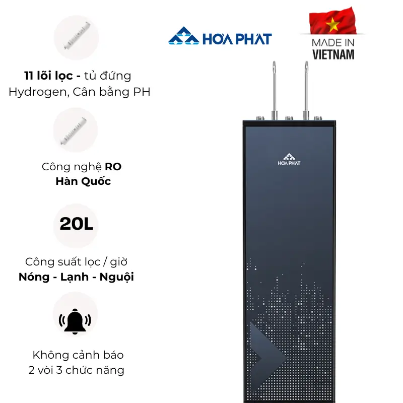 máy lọc nước nóng lạnh Hòa Phát HPN666 - Buys.vn (2)