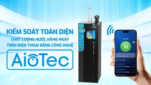 Máy lọc nước Hydro-ion kiềm Karofi KAE-S68 - kết nối điện thoại - điều khiển thông minh