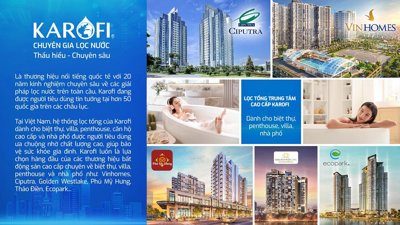 Máy lọc nước đầu nguồn Karofi KTF-P01- Sử dụng công nghệ trao đổi ion 