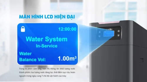 Máy lọc nước đầu nguồn Karofi KTF-P01- Sử dụng công nghệ trao đổi ion