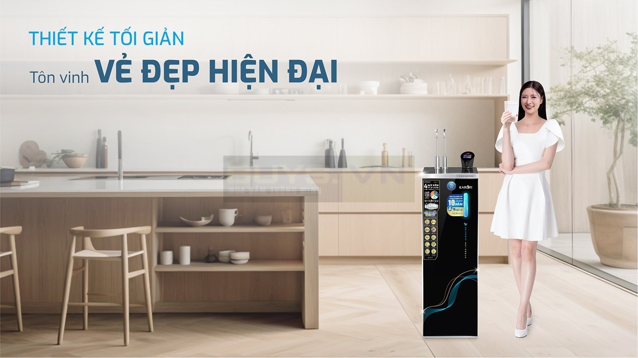 Máy lọc nước nóng lạnh Hydro-ion Kiềm Karofi SA9 PREMIUM