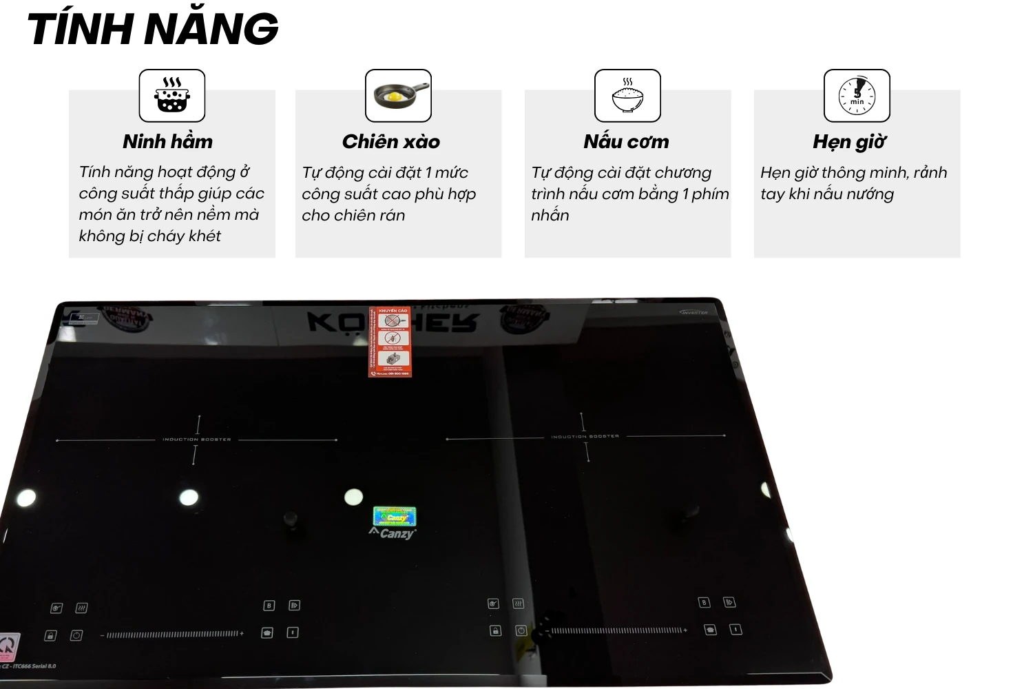 Bếp từ Canzy CZ PID369SERIAL 8.0