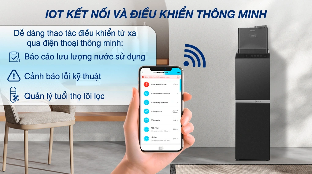 Máy lọc nước RO nóng nguội lạnh Toshiba TWP-W2399SVN(M)- Buys.vn (7)