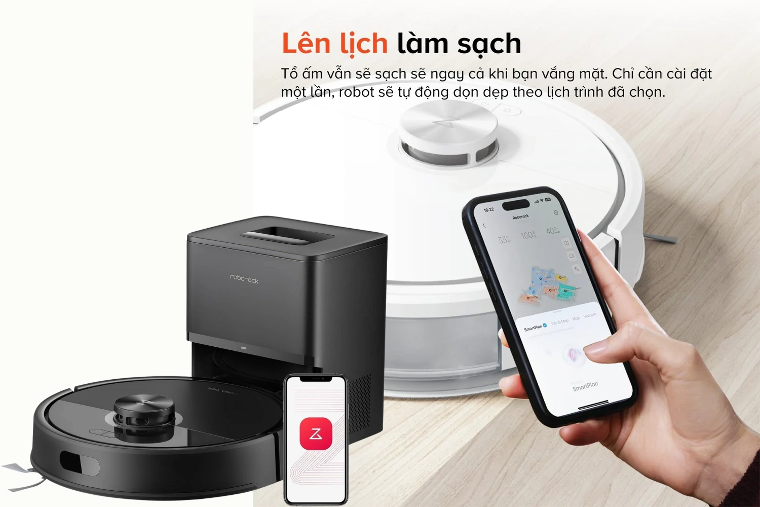 Robot hút bụi lau nhà Roborock Q7 TF+