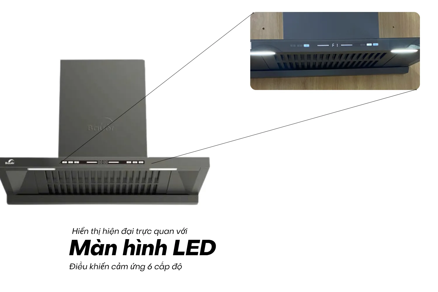 MÁY HÚT MÙI BAUER BC 7035DG MULTIFUNC 27 Máy hút mùi Bauer BC 7035DG MultiFunc