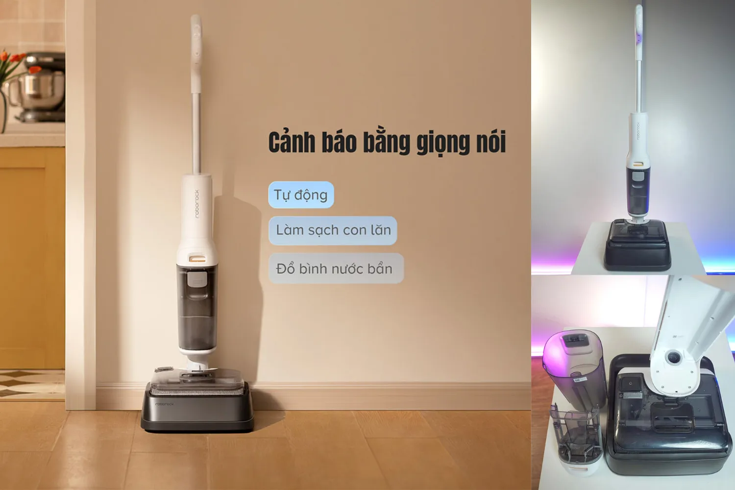 MÁY HÚT BỤI LAU NHÀ ROBOROCK F25 RT 30 MÁY HÚT BỤI LAU NHÀ ROBOROCK F25 RT