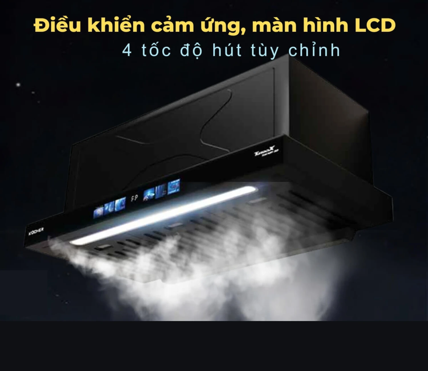 Máy hút mùi Turbo X Smart 3D Auto Clean