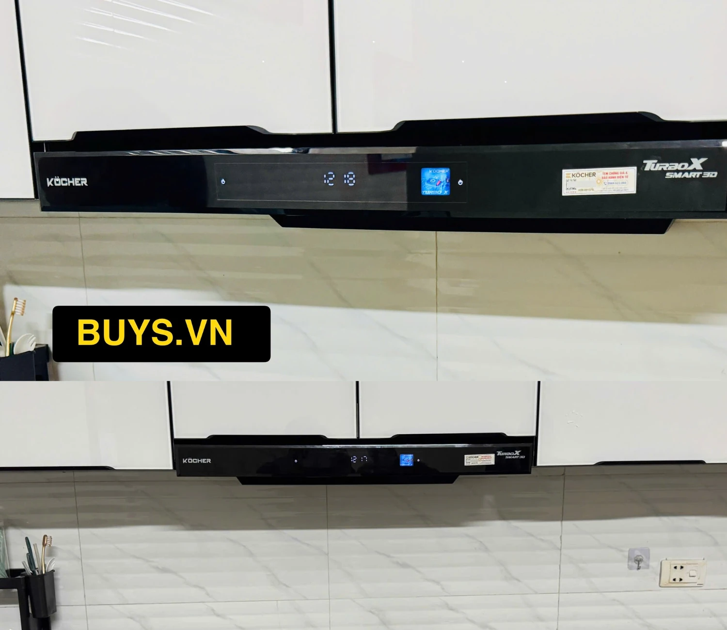 Máy hút mùi Turbo X Smart 3D Auto Clean