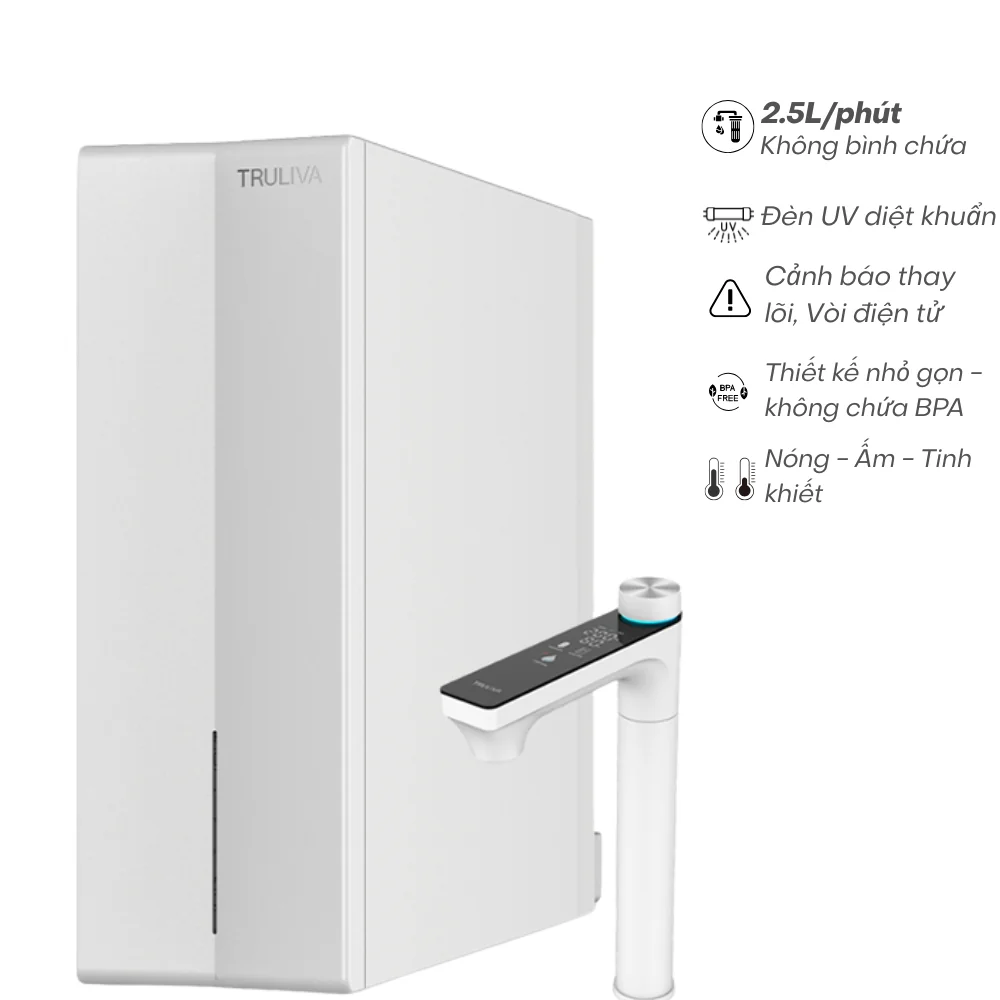 Máy lọc nước âm tủ bếp Truliva UR61096H
