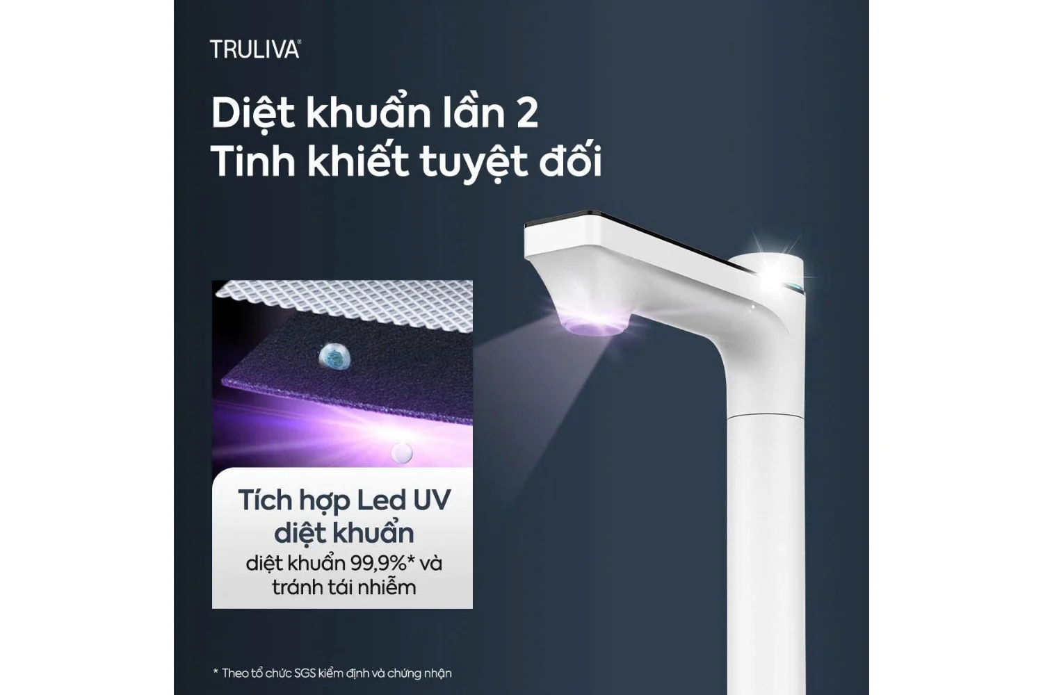 Máy lọc nước âm tủ bếp Truliva UR61096H