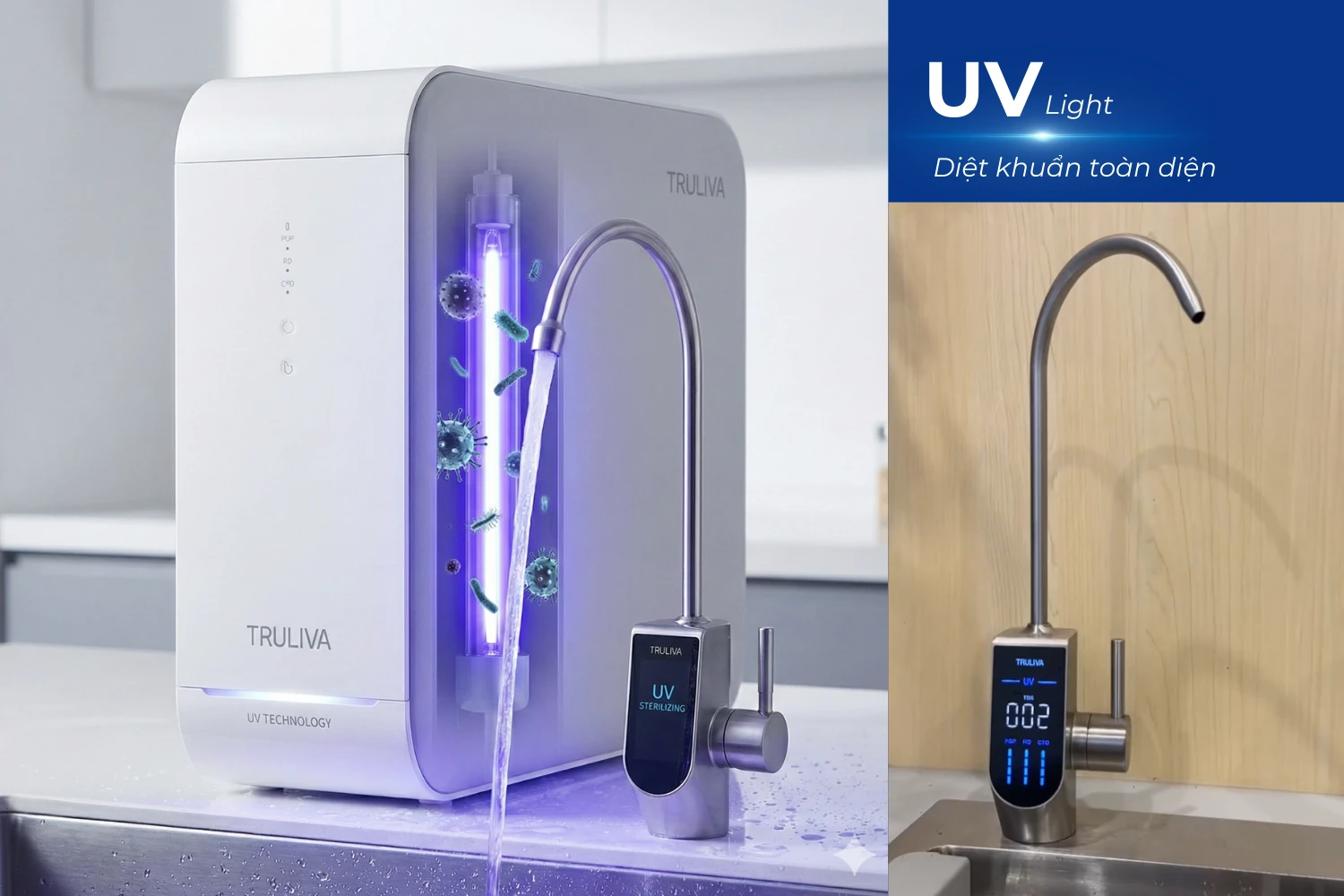 MÁY LỌC NƯỚC ĐẶT GẦM TRULIVA UR5840 28 Máy lọc nước đặt gầm Truliva UR5840