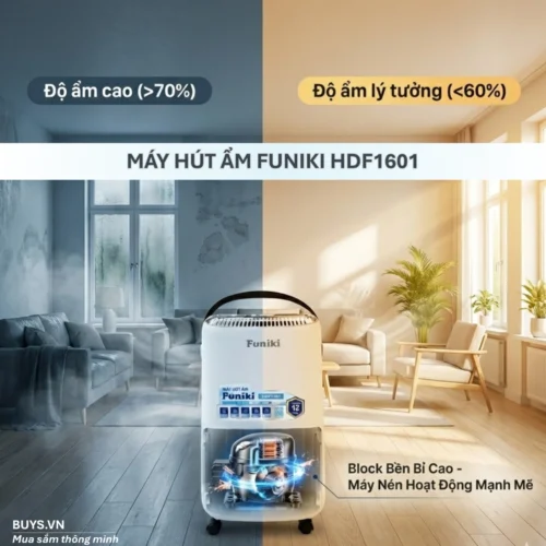 Máy hút ẩm Funiki HDF1601