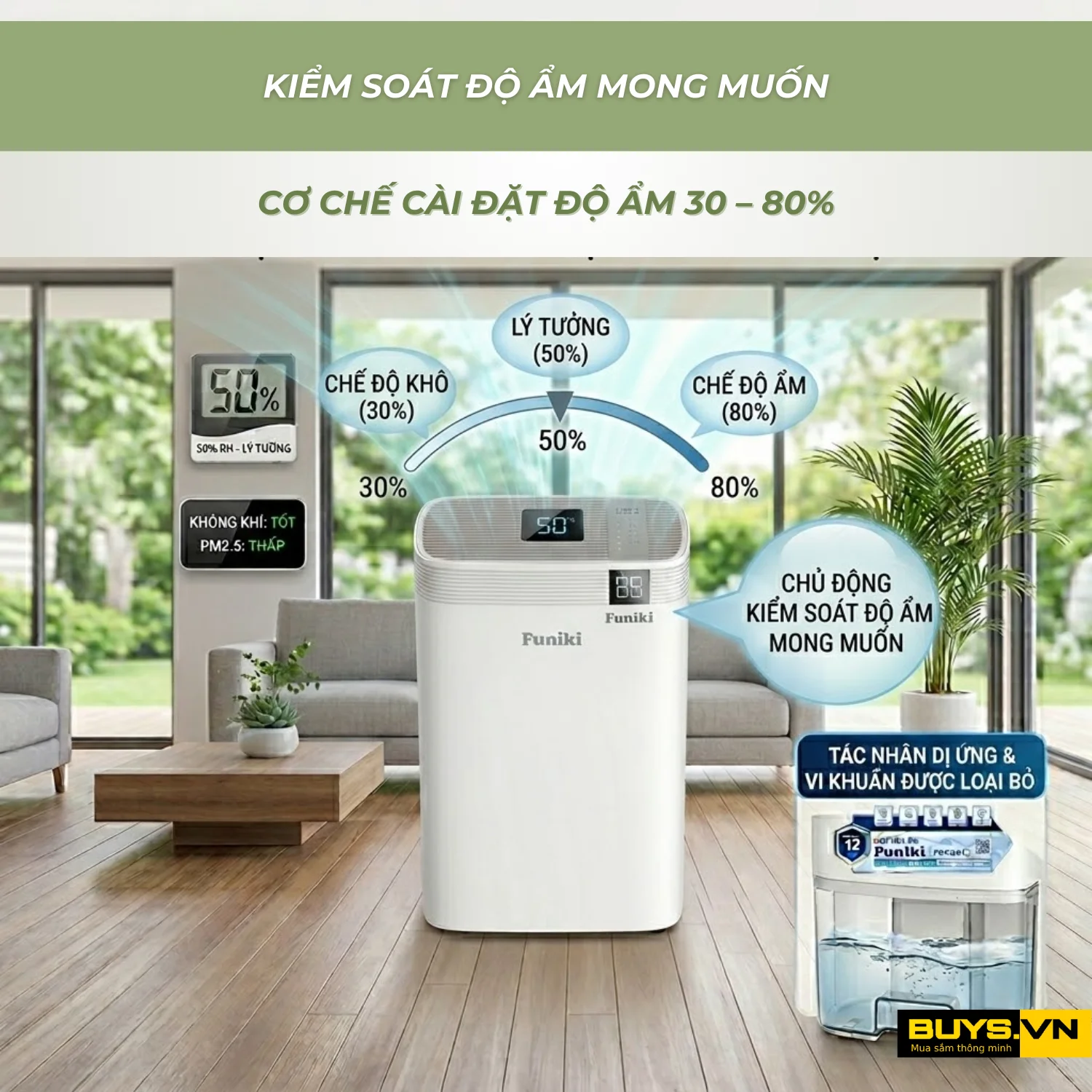 Máy hút ẩm Funiki HDF3201