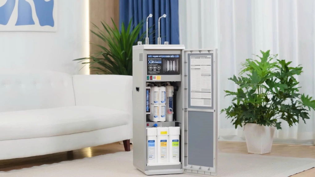 MÁY LỌC NƯỚC HÒA PHÁT HYDROGEN ION KIỀM RO NÓNG LẠNH HYPERS HPA885