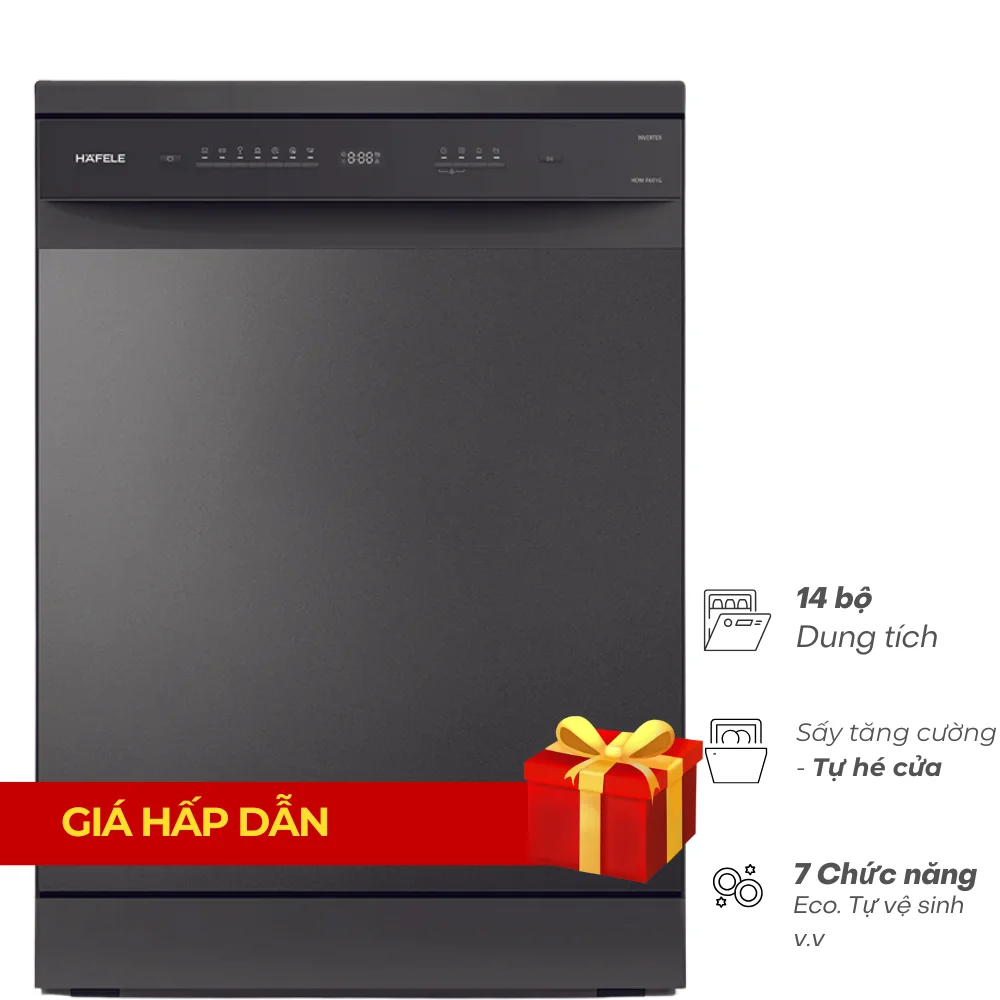 MÁY RỬA BÁT ĐỘC LẬP HAFELE HDW-F601G