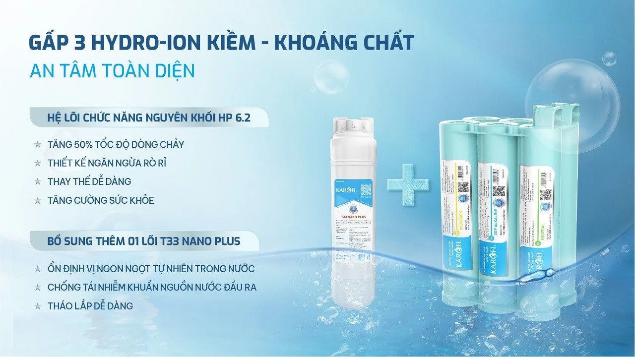 MÁY LỌC NƯỚC NÓNG LẠNH HYDRO-ION KIỀM KAROFI SA8 PREMIUM 29 May Loc Nuoc Nong Lanh Hydro Ion Kiem Karofi SA8 PREMIUM Buys.vn 9