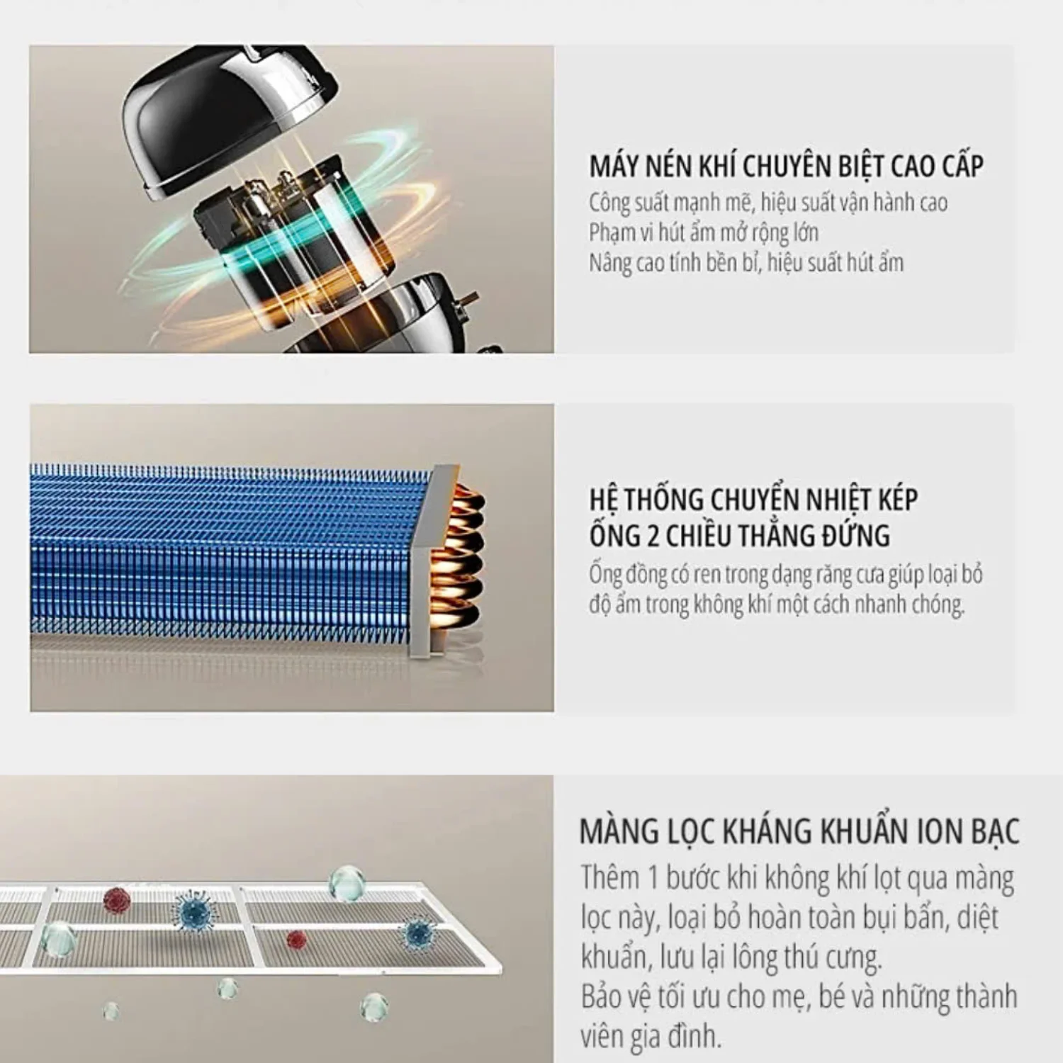 Máy hút ẩm Xiaomi MILIFE 16L- Buys.vn (7)