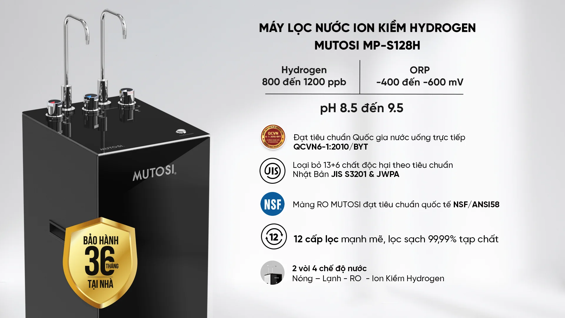 MÁY LỌC NƯỚC ION KIỀM HYDROGEN MUTOSI MP-S128H 26 Máy lọc nước ion kiềm hydrogen Mutosi MP-S128H- Buys,vn Mua sắm thông minh (15)