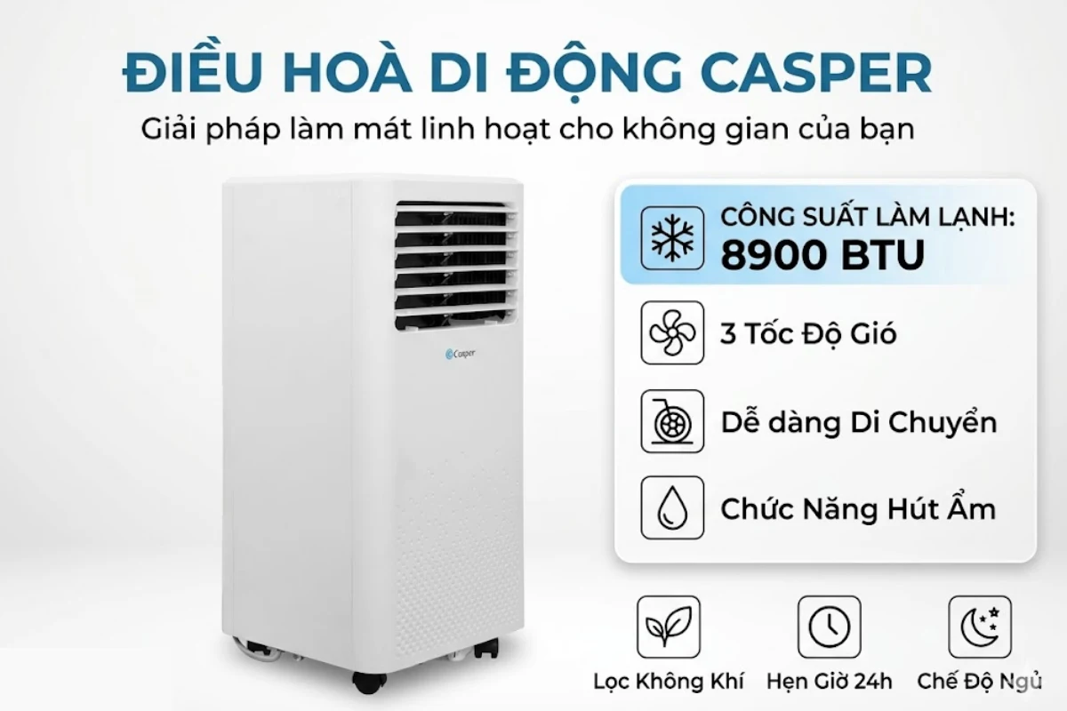 Điều hòa di động Casper PC-09TL33