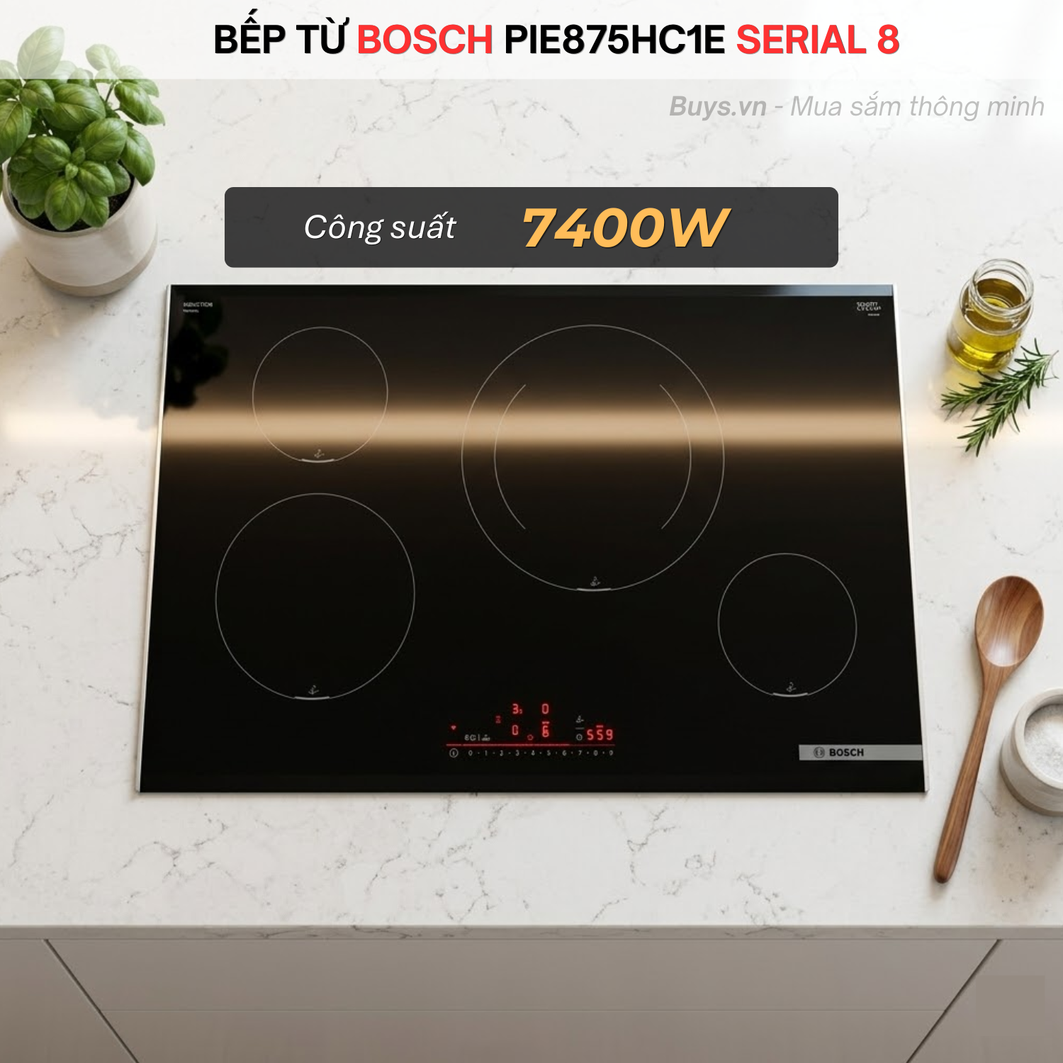 Bếp từ Bosch PIE875HC1E