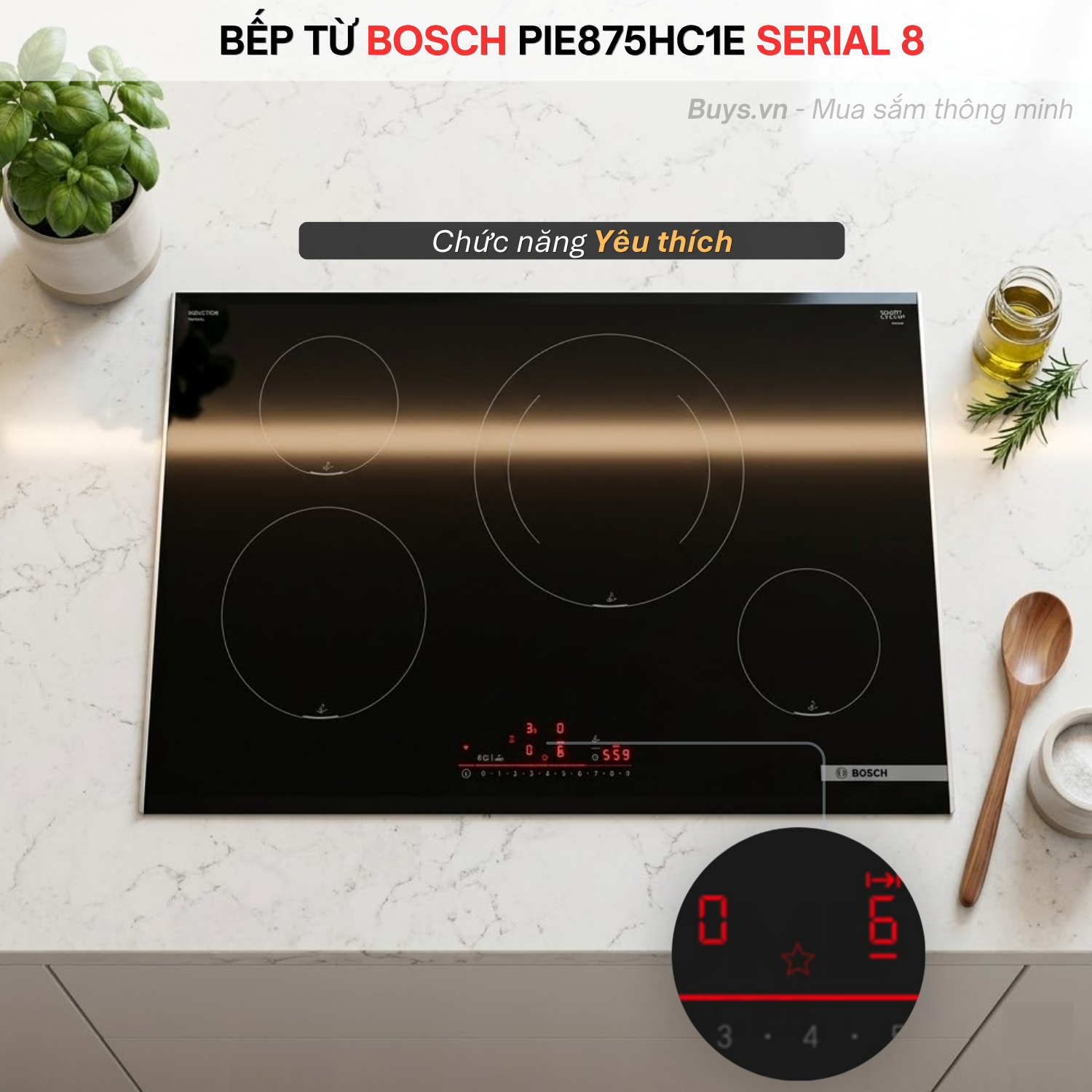 Bếp từ Bosch PIE875HC1E