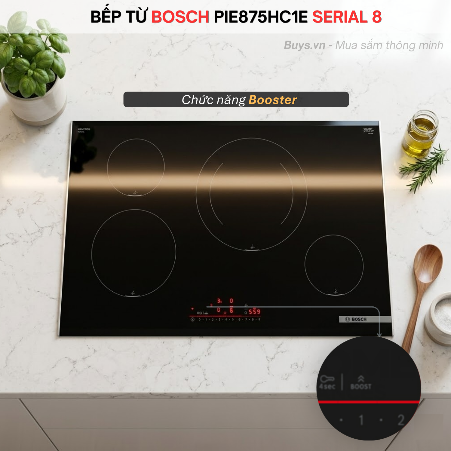 Bếp từ Bosch PIE875HC1E